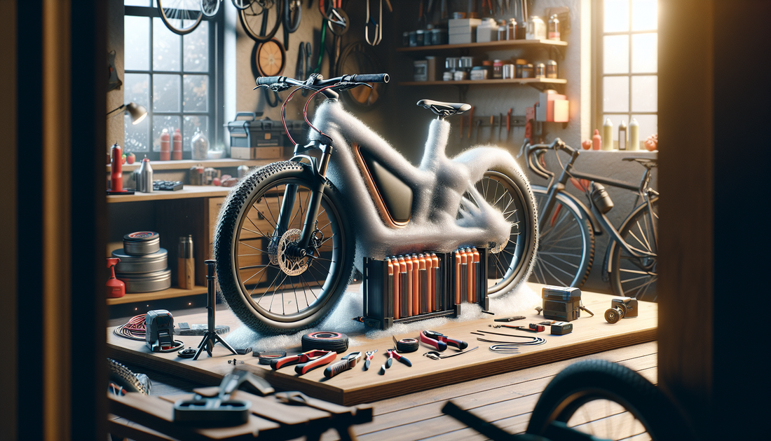 "Зимова подорож на електровелосипеді: Секрети підготовки і збереження батареї у 2023 році"