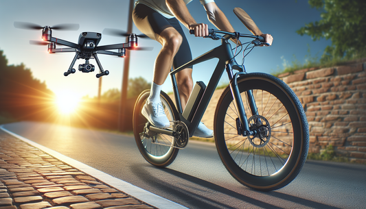 Дрони для підтримки велосипедистів: останні тенденції