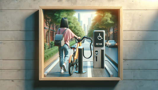 Правила повернення орендованого електровелосипеда