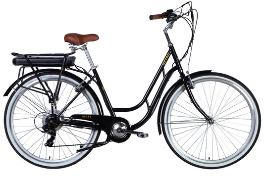 Велосипед уцінений з електроприводом 28" ST Dorozhnik eRETRO Vbr FR рама-19" 36B 13А*г 500Вт чорний 2026