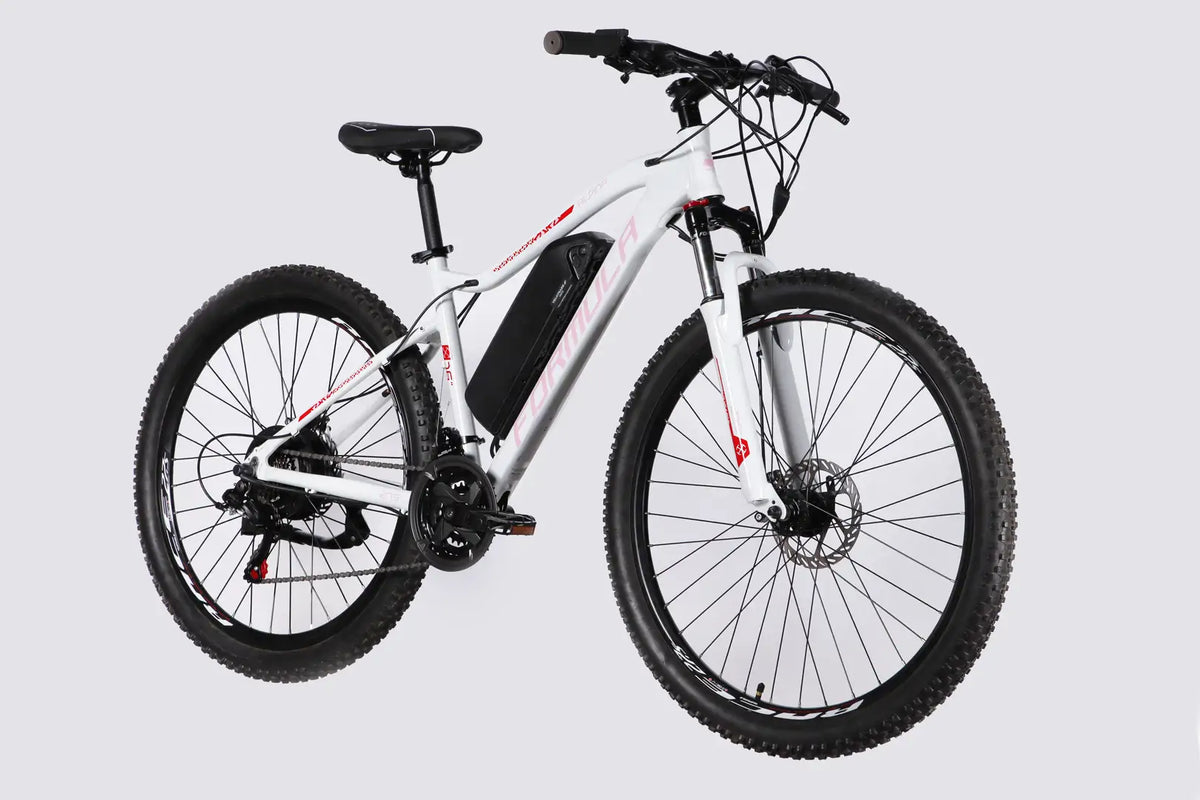 Велосипед з електроприводом 27.5" AL Formula eALPINA DD FR рама-17" 36B 12.5А*г 500Вт біло-рожевий 2026