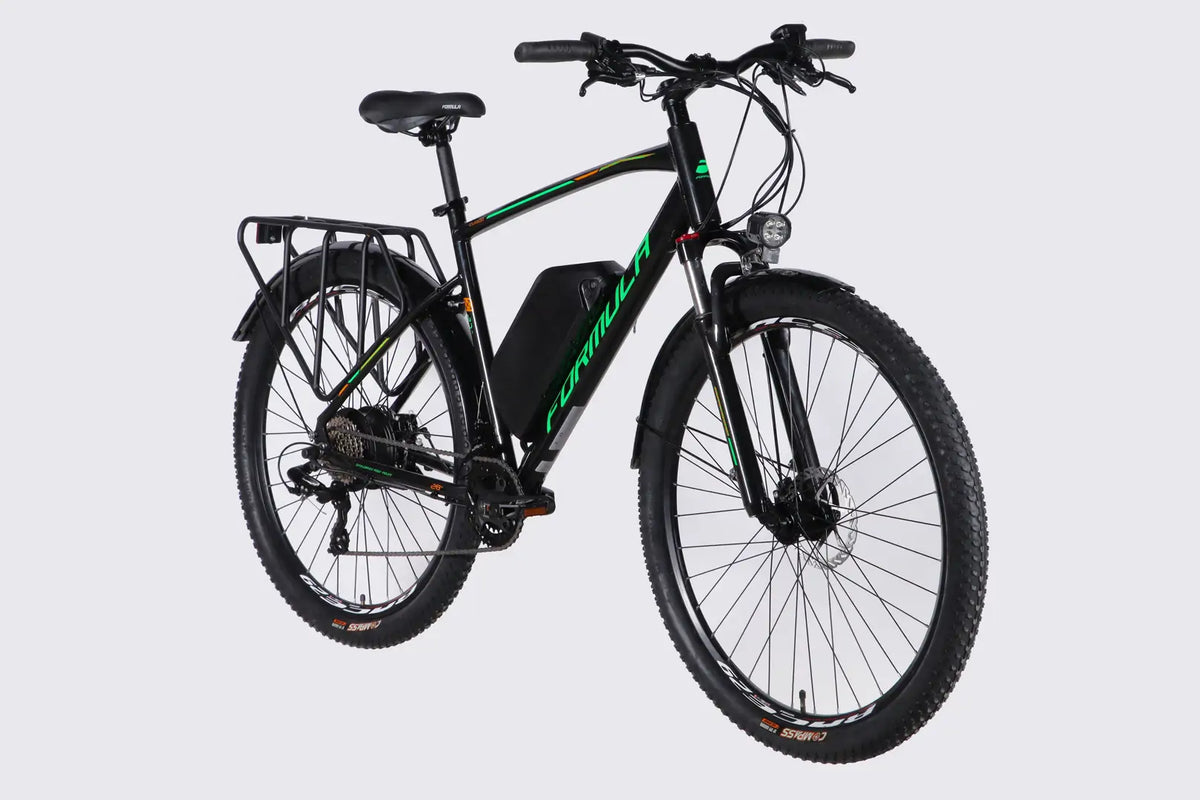 Велосипед з електроприводом 29" AL Formula eCURSOR MAN DD CS рама-21" 48B 17.5А*г 500Вт чорно-зелений 2026