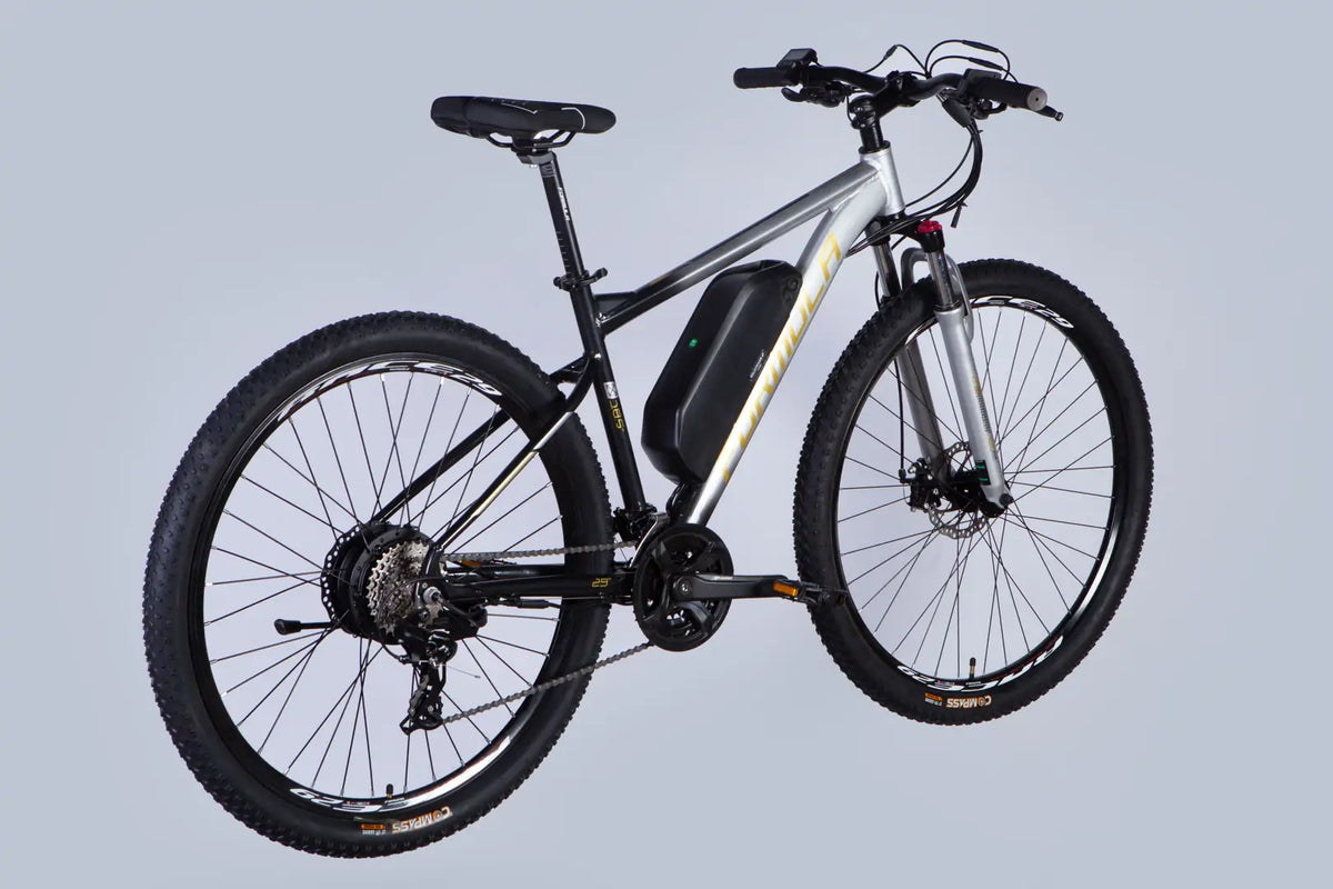 Велосипед з електроприводом 29" AL Formula eF-1 DD CS рама-18,5" 48B 12.5А*г 500Вт сріблясто-чорний 2026