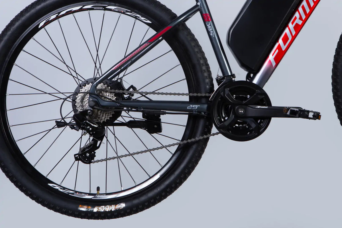 Велосипед з електроприводом 29" AL Formula eF-1 DD CS рама-18,5" 48B 17.5А*г 500Вт червоно-сріблястий 2026