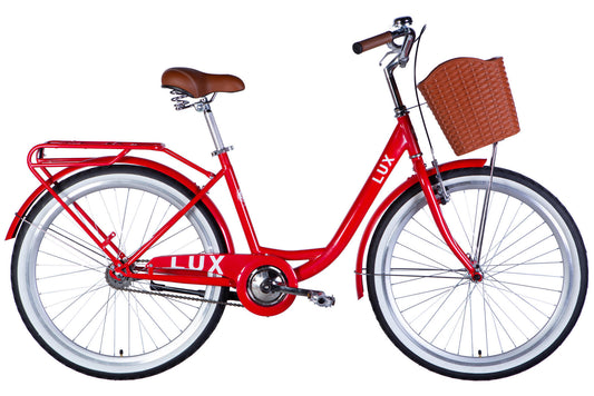 Велосипед уцінений ST 26" Dorozhnik LUX Velosteel рама-17" червоний 2026
