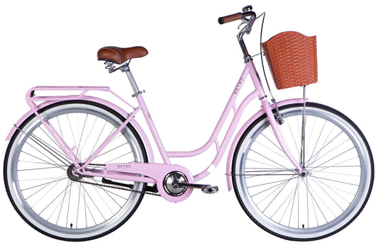 Велосипед ST 28" Dorozhnik RETRO Velosteel рама-19" світло-рожевий 2025
