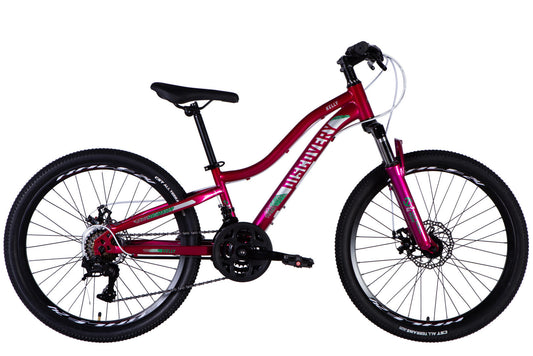 Велосипед ST 24" Discovery KELLY DD FR рама-11" малиновий 2025