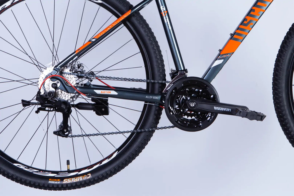 Велосипед AL 29" Discovery BASTION DD CS рама-17" сіро-помаранчевий 2025