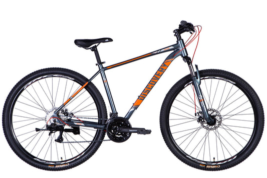 Велосипед AL 29" Discovery BASTION DD CS рама-19" сіро-помаранчевий 2025