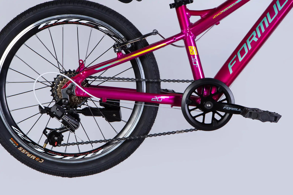 Велосипед AL 20" Formula BLACKWOOD Vbr FR рама-11" малиновий 2026