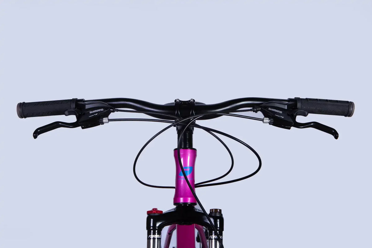Велосипед AL 27.5" Formula ALPINA DD FR рама-16" рожево-синій 2026