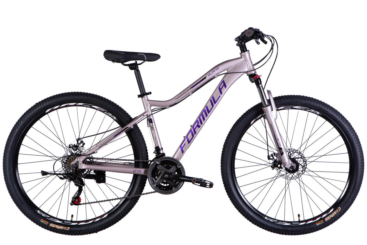 Велосипед AL 27.5" Formula ALPINA DD FR рама-16" сріблясто-фіолетовий 2026