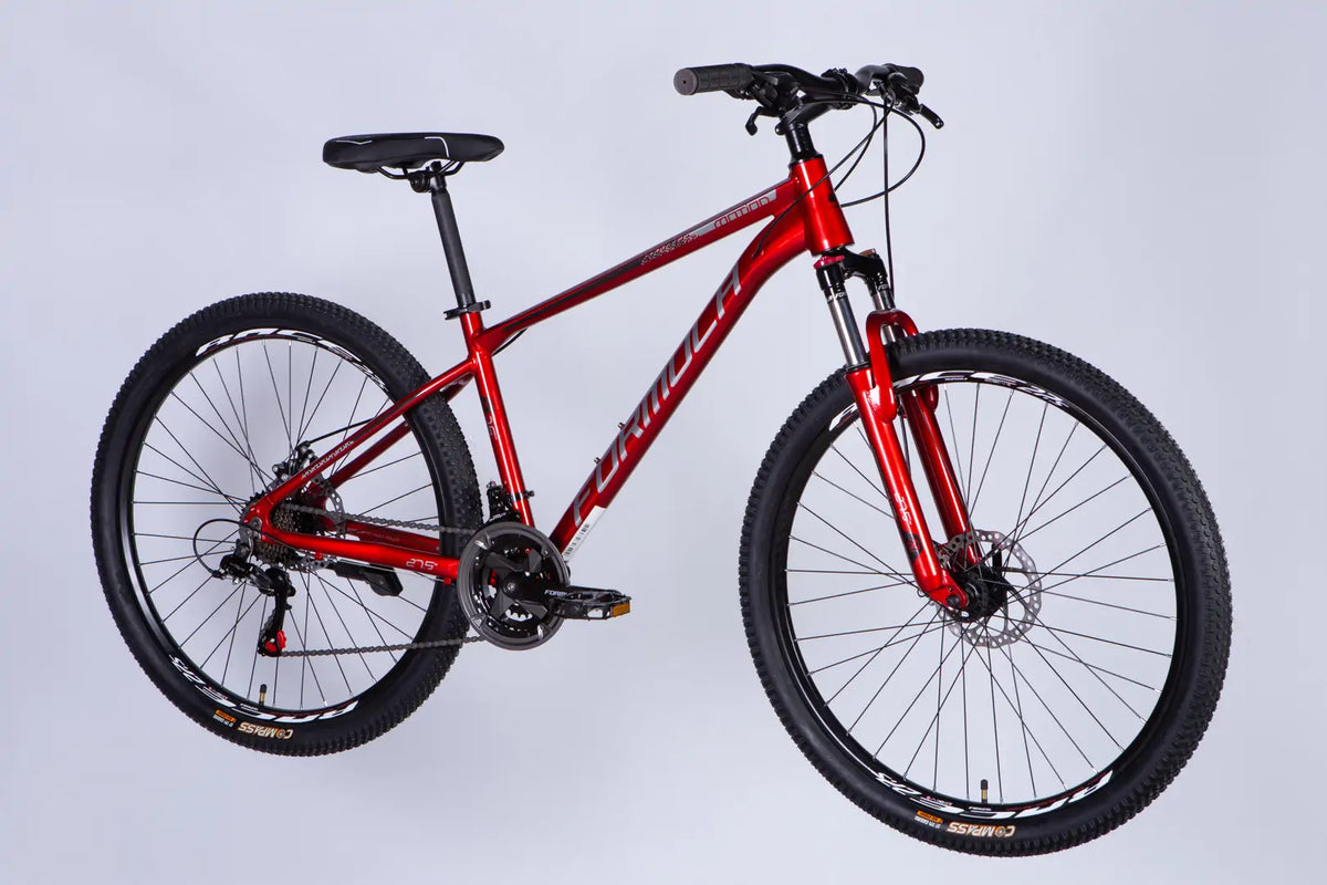 Велосипед уцінений AL 27.5" Formula MOTION DD FR рама-16" червоний з сірим 2026