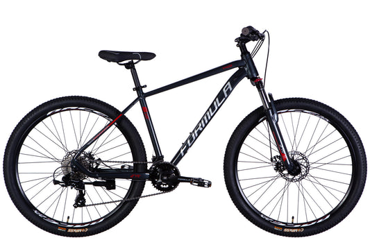 Велосипед AL 27.5" Formula THOR DD CS рама-18" чорний зі сріблястим 2026