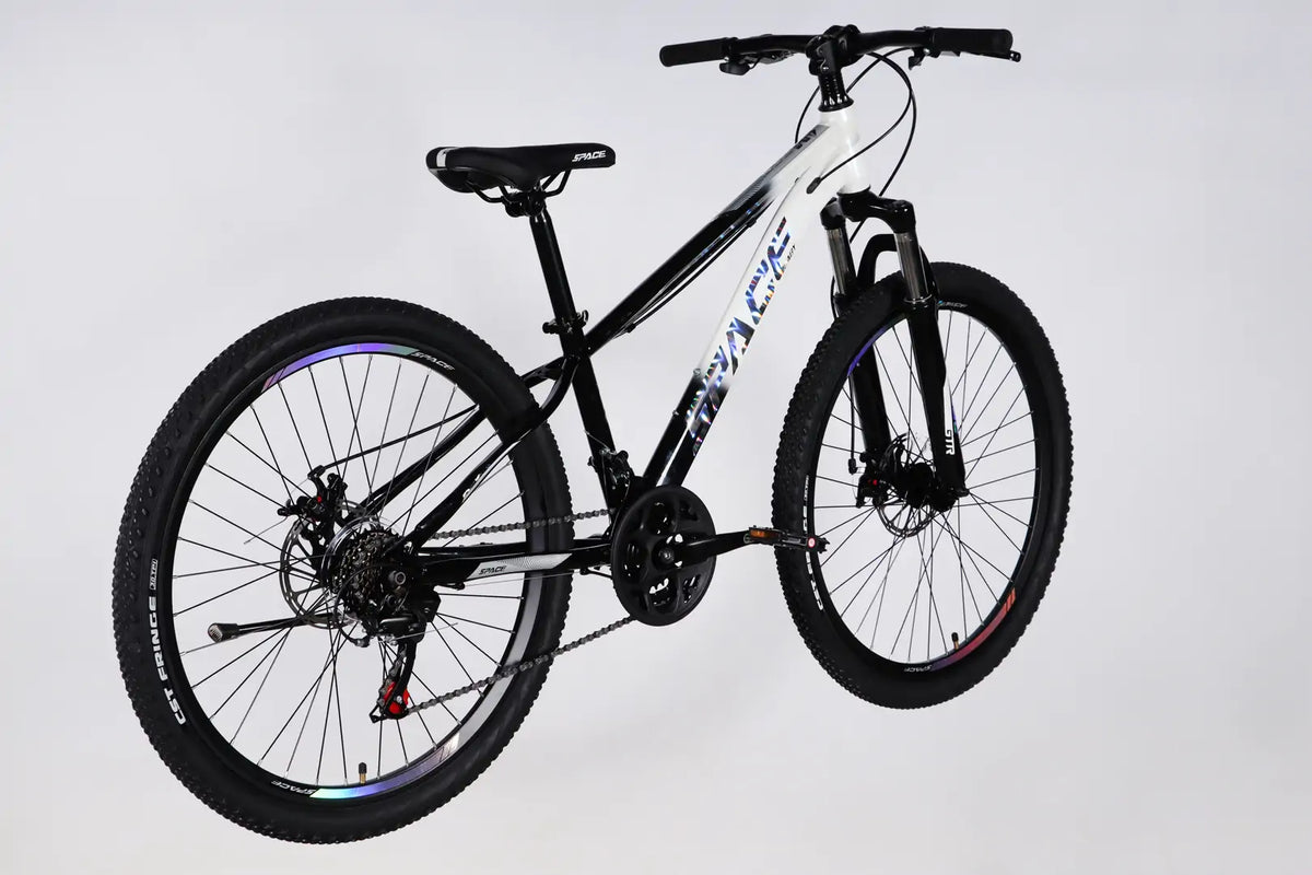 Велосипед ST 26" SPACE MARS DD FR рама-13" чорний з білим 2026