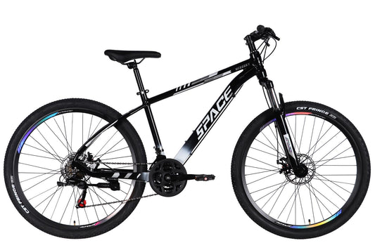 Велосипед AL 27.5" SPACE MERCURY DD FR рама-17" чорно-білий 2026