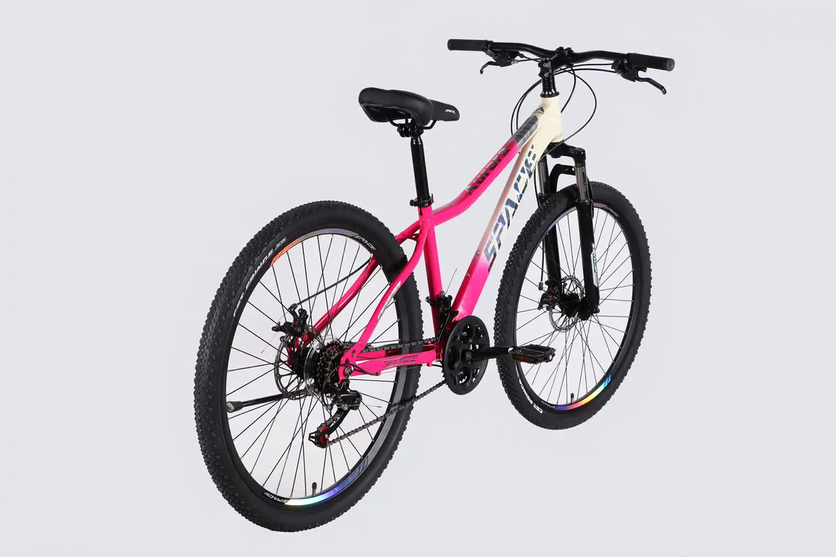 Велосипед ST 27.5" SPACE AURORA DD FR рама-15" біло-рожевий 2026
