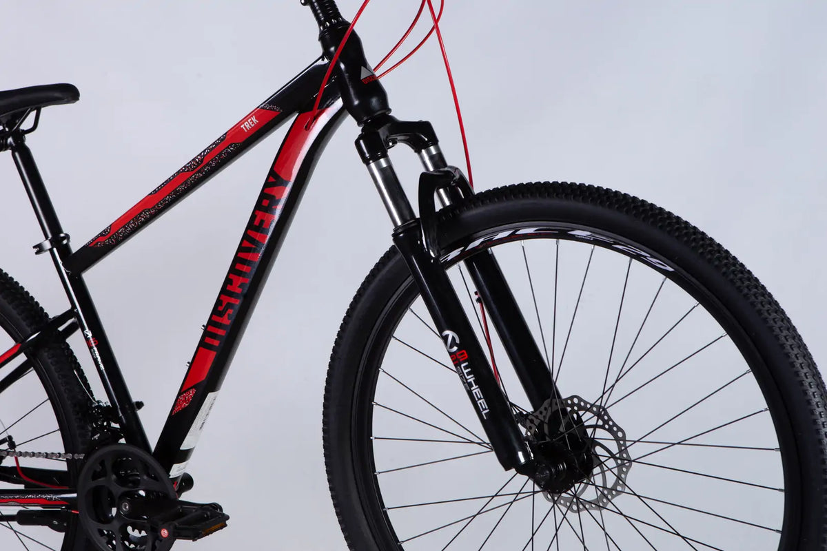 Велосипед ST 29" Discovery TREK DD FR рама-16" чорно-червоний 2025