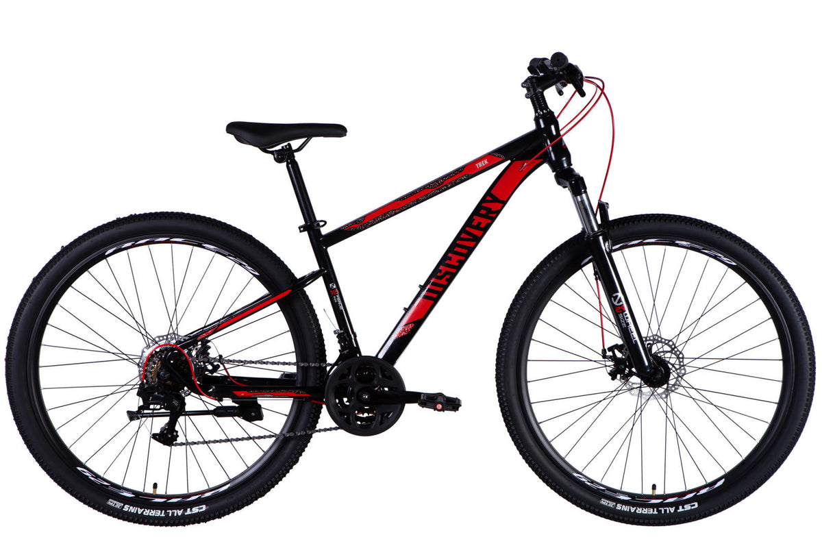 Велосипед ST 29" Discovery TREK DD FR рама-16" чорно-червоний 2025